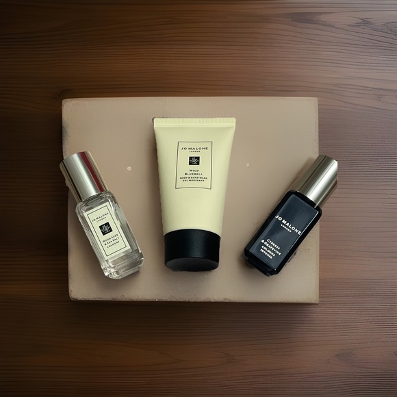 New Combo Lot Of 2 Jo Malone Colognes & 1 Body/Hand Wash Intense Travel Sz Money